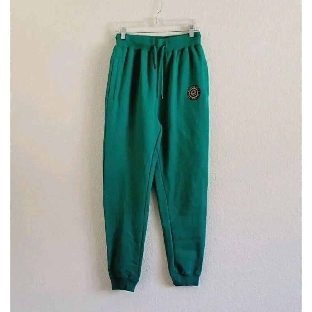 10 Deep Sweatpants VCTRY Size M  Lounge Joggers Fleece Drawstring New